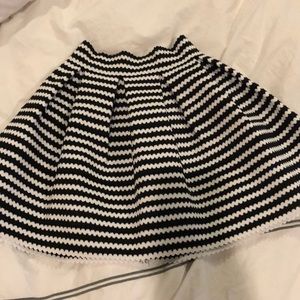 Black and white skirt